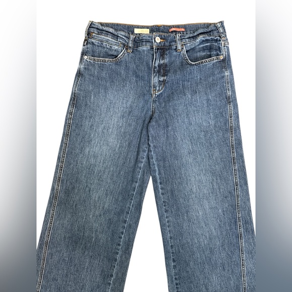 Pilcro Blue Wide Leg Jeans - Picture 3 of 13